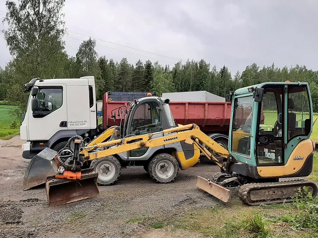 maanrakennus työkoneet kajolinna